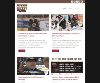 Sweetesthockeyonearth.com(Chocolate Hockey) Screenshot