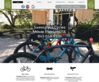 Sweetgrasscycles.com(Sweetgrass Cycle Shop) Screenshot