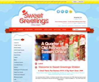 Sweetgreetingsshildon.co.uk(A Quarter of Old Fashioned Sweets) Screenshot