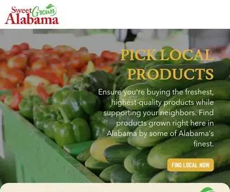 Sweetgrownalabama.org(Sweet Grown Alabama) Screenshot