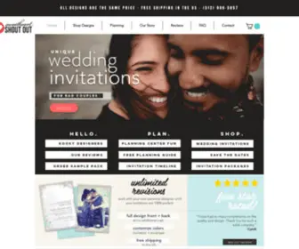 Sweetheartshoutout.com(Wedding Invitations) Screenshot