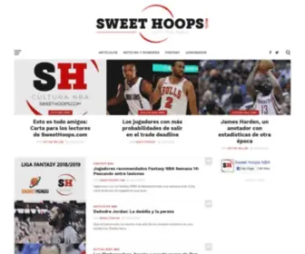 Sweethoops.com(Web de información NBA) Screenshot