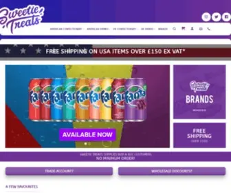 Sweetie-Treats.com(Confectionery Wholesaler) Screenshot