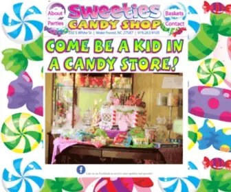 Sweetiesnc.com(Sweeties Candy Shop) Screenshot