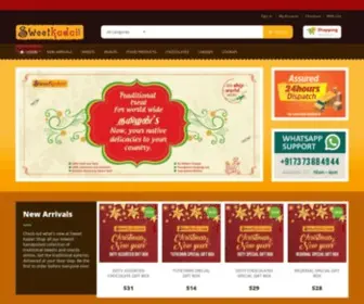 Sweetkadai.com(Buy Traditional Sweets and Snacks Online) Screenshot