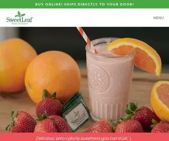 Sweetleaf.com(SweetLeaf® Stevia Sweetener) Screenshot