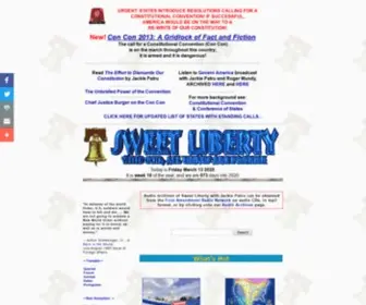 Sweetliberty.org(Sweet Liberty with Jackie Patru) Screenshot