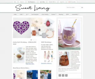 Sweetlivingmagazine.co.nz(Fresh ideas and practical solutions for everyday life) Screenshot