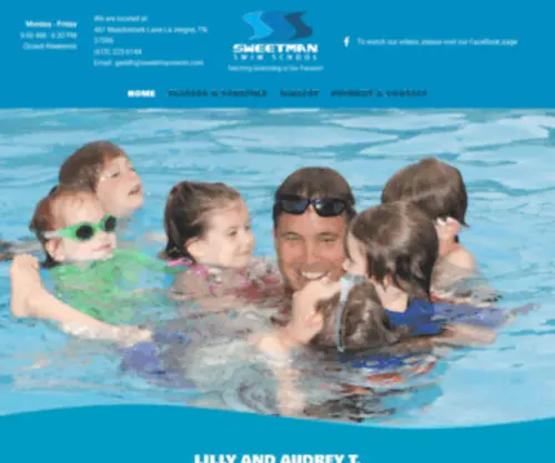 Sweetmanswim.com(Sweetman Swim School) Screenshot