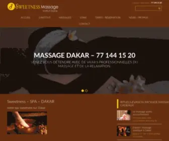 Sweetness-Massage.com(Salon de massage et soins du corps) Screenshot