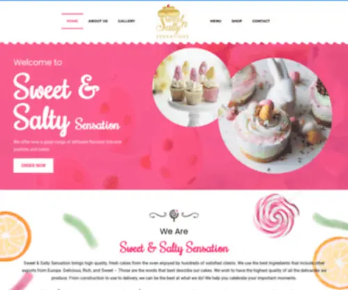 Sweetnsaltysensation.com(Sweet N Salty Sensation) Screenshot