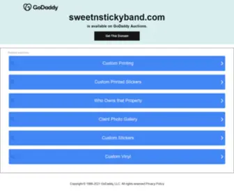 Sweetnstickyband.com(Sweetnstickyband) Screenshot