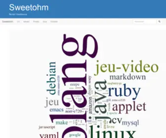 Sweetohm.net(sweetohm) Screenshot