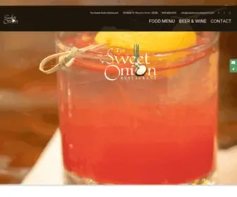 Sweetonionrestaurant.com(The Sweet Onion Restaurant) Screenshot