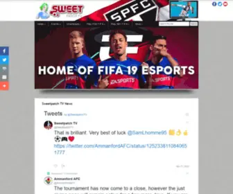 Sweetpatch.tv(Bringing together the FIFA Gamers of the World at Sweetpatch TV) Screenshot
