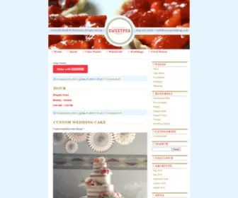 Sweetpeabaking.com(Sweetpea Baking Company) Screenshot