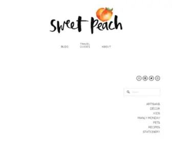 Sweetpeachblog.com(Sweetpeachblog) Screenshot