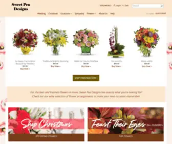 Sweetpeadesignsco.com(Avon Florist) Screenshot