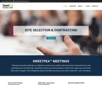 Sweetpeameetings.com(Continuing Education Conferences (CME)) Screenshot