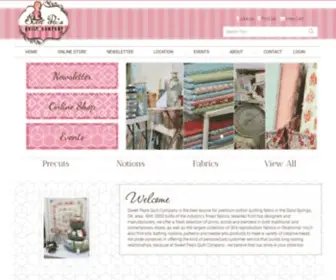 Sweetpeasquiltco.com(Sweet Pea's Quilt Company) Screenshot