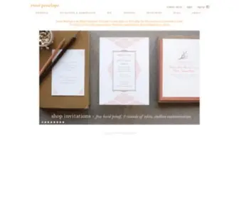 Sweetpenelope.com(Wedding Invitations by Sweet Penelope) Screenshot