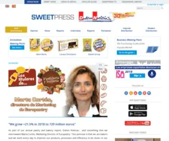 Sweetpress.com(Revista de alimentación por impulso líder) Screenshot