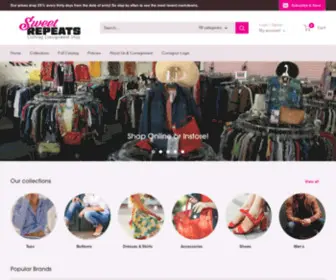 Sweetrepeatsmesa.com(Sweet Repeats Mesa) Screenshot