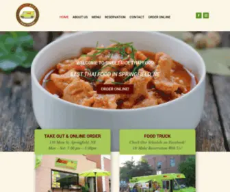 Sweetricethaifood.com(Sweet Rice Thai Food) Screenshot