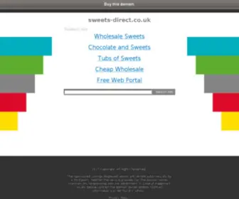 Sweets-Direct.co.uk(Hosted By) Screenshot