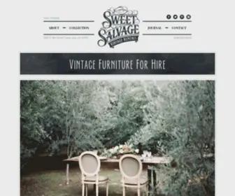 Sweetsalvagerentals.com(Vintage Rentals) Screenshot