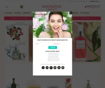 Sweetsationtherapy.com(Organic Skin Care) Screenshot