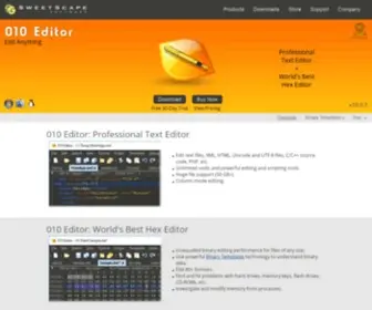 Sweetscape.com(SweetScape) Screenshot