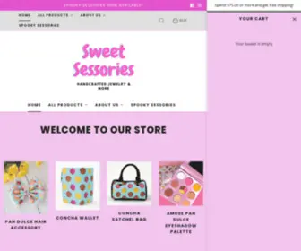 Sweetsessories.com(Sweet Sessories) Screenshot