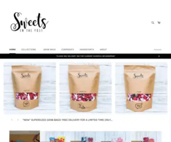 Sweetsinthepost.com(Sweets in the post) Screenshot