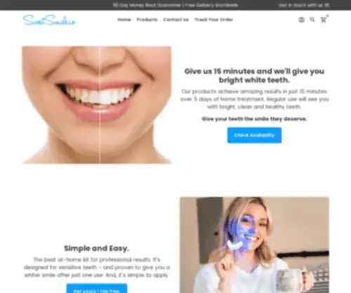 Sweetsmile.io(Teeth Whitening Products That Work) Screenshot