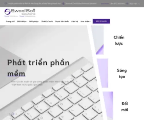 Sweetsoft.vn(Thiết kế web Nha Trang) Screenshot