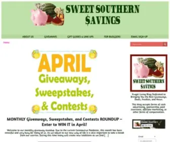 Sweetsouthernsavings.com(Sweet Southern Savings) Screenshot