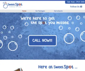 Sweetspotcleaning.com(My Site) Screenshot