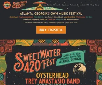 Sweetwater420Fest.com(SweetWater 420 Fest) Screenshot