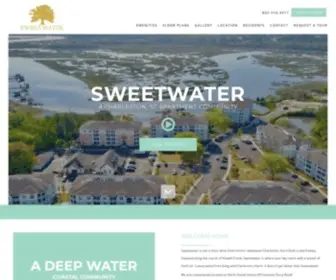 Sweetwatercharleston.com(Sweetwater is a pet) Screenshot