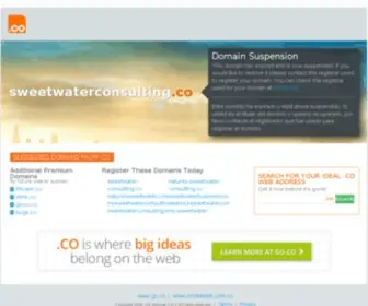 Sweetwaterconsulting.co(Sweetwater Consulting Corporation) Screenshot