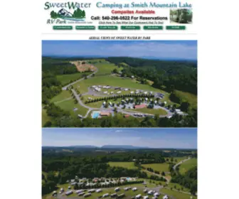 SweetwaterrvPark.com(Smith Mountain Lake Camping) Screenshot