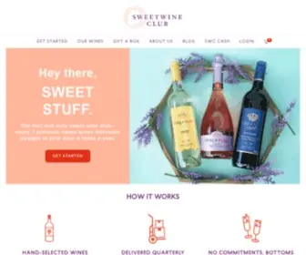 Sweetwineclub.com(Sweet Wine Club) Screenshot