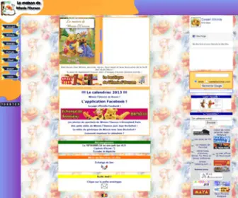 Sweetwinnie.com(Winnie l'Ourson Winnie the Pooh tigrou porcinet bourriquet La maison de Winnie l'ourson winni winny Calendrier 2013) Screenshot