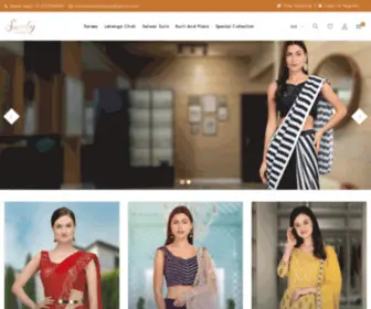 Sweetylifestyle.in(Stylish Clothing Store Of Sarees) Screenshot