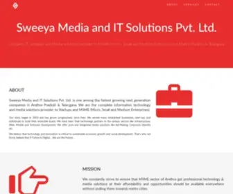 Sweeyasolutions.com(Sweeya Media and IT Solutions Pvt) Screenshot