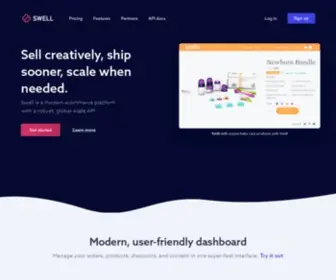 Swell.store(Build a headless ecommerce store in minutes) Screenshot