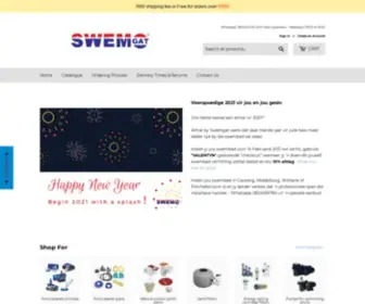 SwemGat.com(Buy swimming pool products from a trusted online retail shop) Screenshot