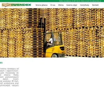 Swendex.pl(Producent palet drewnianych EPAL) Screenshot