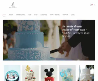 Swenshomemadecake.com(Customized Cakes) Screenshot